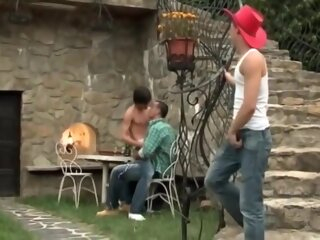 outdoor Shows The Hottest Way To Fuck In A Kinky With And With Johny Keen, Brian Brower And Lukas Leung big cock